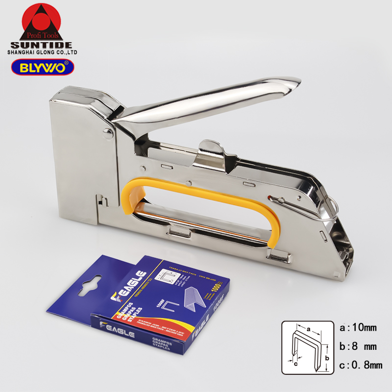 Stapler Heavy Duty - Stapler 1008F 13/4-6-8, pistol staples untuk