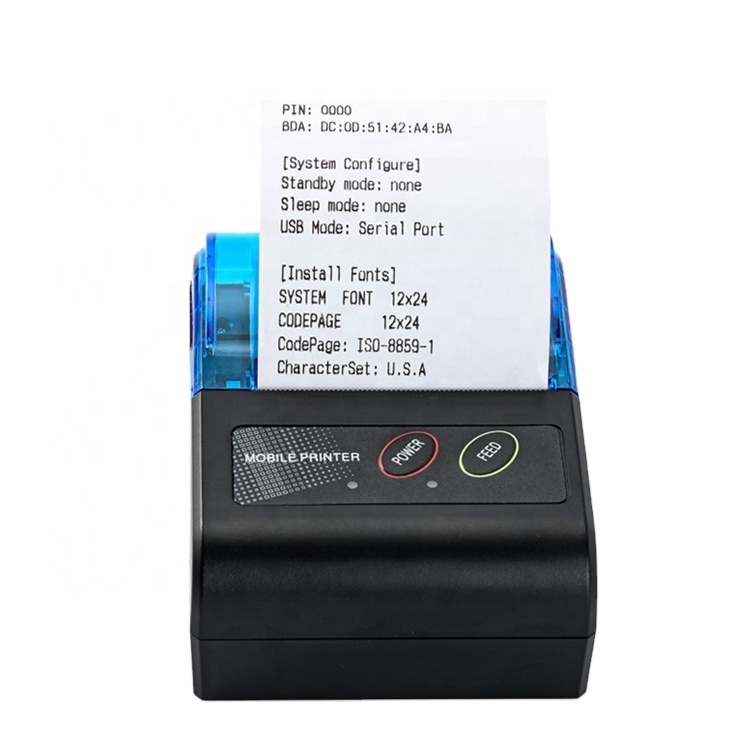 Receipt Printer - Printer Thermal 58mm 2 Inch Portabel