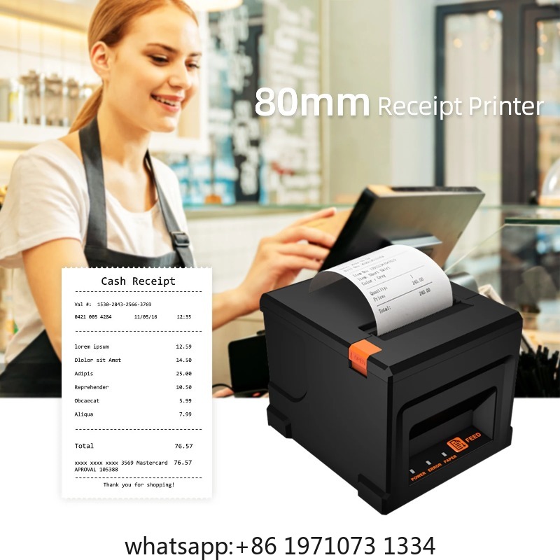 Receipt Printer - 【POS-8360】Printer POS 80mm USB+LAN dengan Pemotong