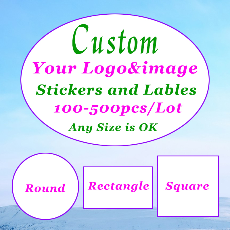 500-100 Buah Stiker Kustom Lab - Label Maker ulasan dan harga