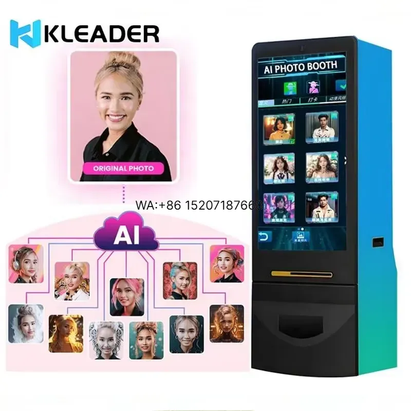 Wmwmnu AI Photo Booth Art Gene - Photo Printer ulasan dan harga